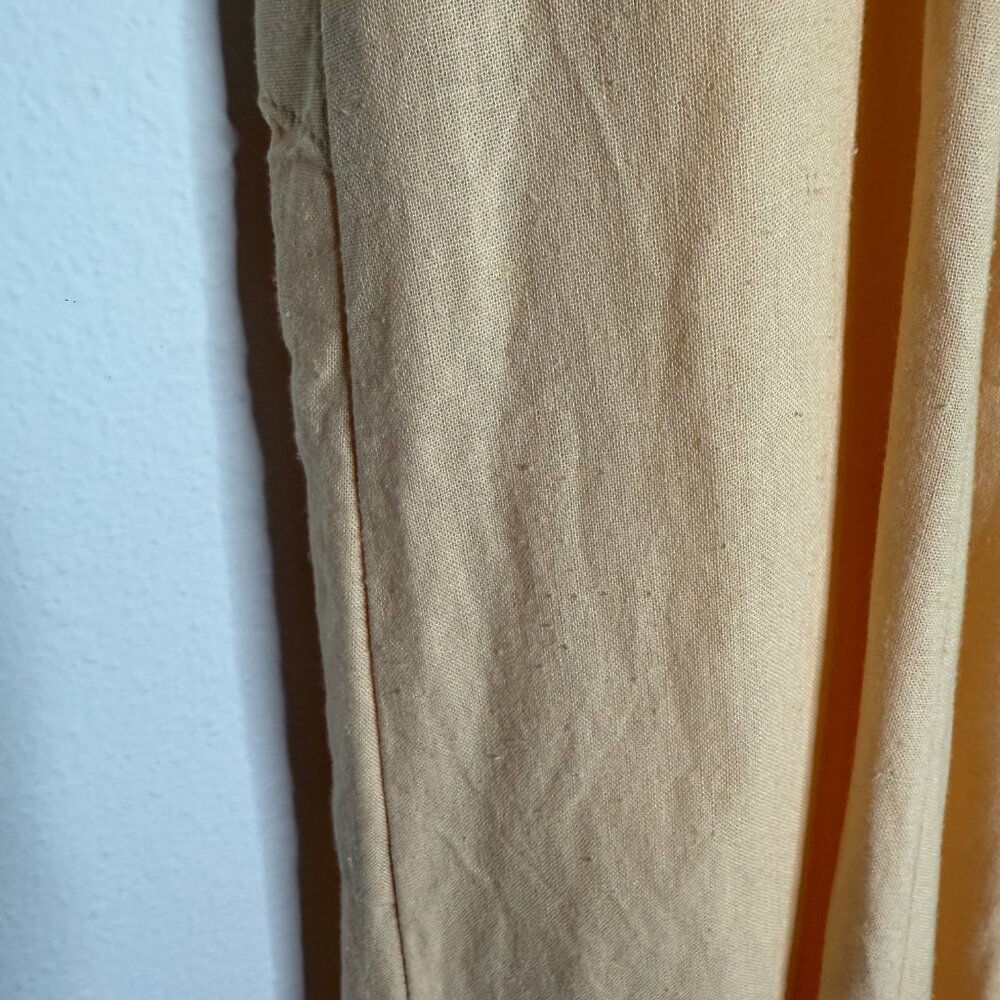 Gal Meets Glam | Vanessa Button-Down Linen Blend Dress in Butter Yellow - 2 - Picture 6 of 10